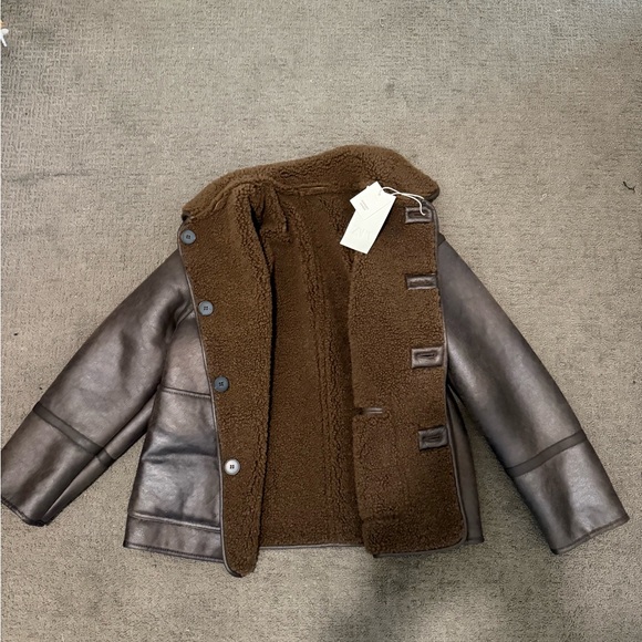 Zara reversible Brown Jacket - Picture 3 of 4